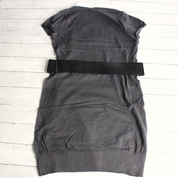 Derek Heart Vintage Tunic Sweater Plus Size 3X Short Sleeve Belted - Picture 5 of 5